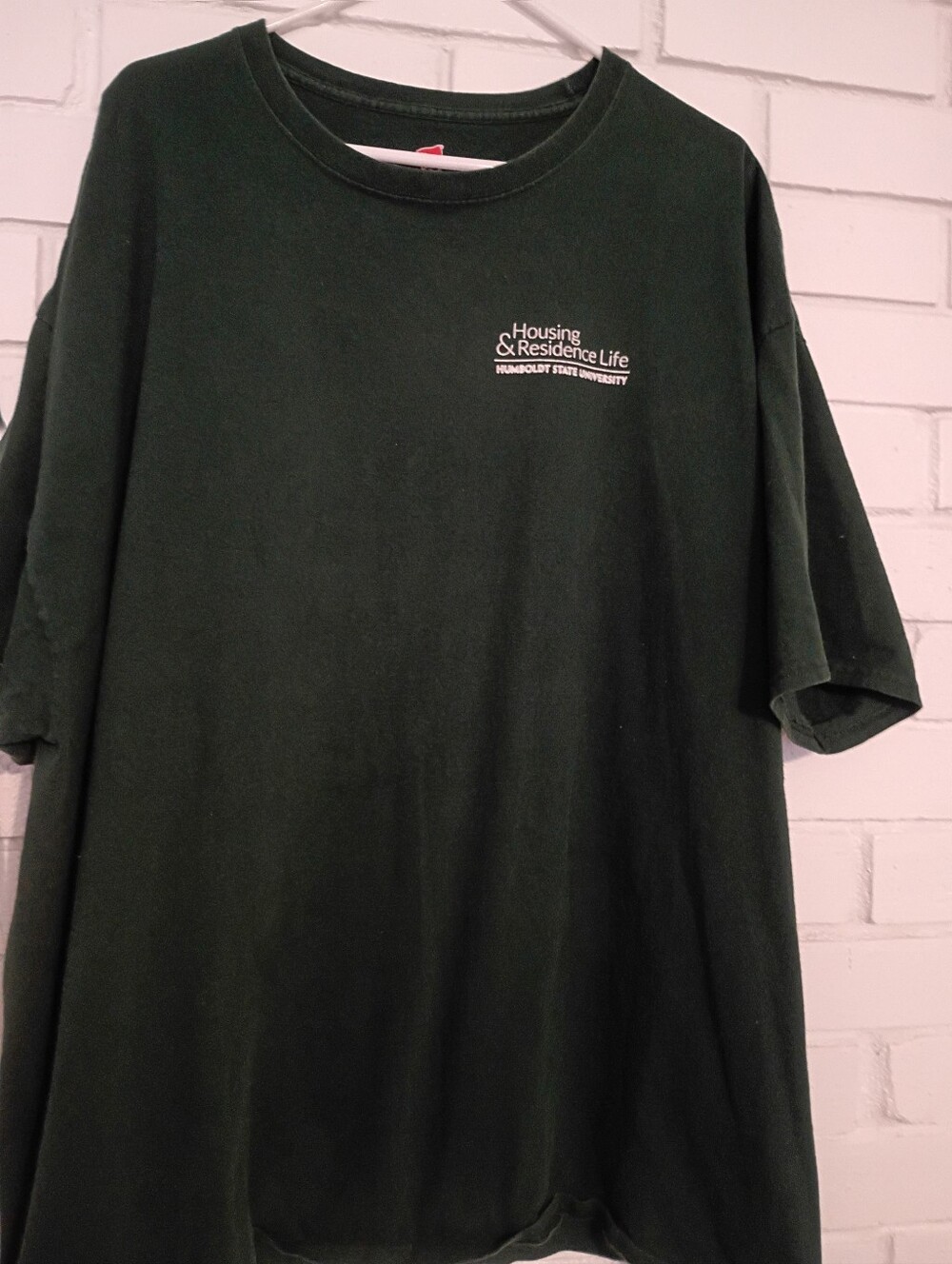 Humboldt State University Housing & Residence Life Dk Green T-Shirt 3XL Cotton